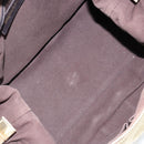 SAINT LAURENT Easy Mini Boston Bag Leather Gold Auth BA6609-11