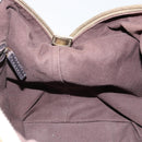 SAINT LAURENT Easy Mini Boston Bag Leather Gold Auth BA6609-18