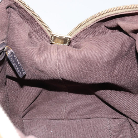 SAINT LAURENT Easy Mini Boston Bag Leather Gold Auth BA6609