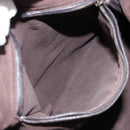 SAINT LAURENT Easy Mini Boston Bag Leather Gold Auth BA6609-20