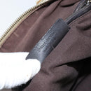 SAINT LAURENT Easy Mini Boston Bag Leather Gold Auth BA6609-12