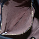 Jimmy Choo Star Studs Shoulder Bag Leather Black Silver Auth BA6610-22