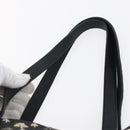 Jimmy Choo Star Studs Shoulder Bag Leather Black Silver Auth BA6610-14