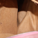 Jimmy Choo Star Studs Shoulder Bag Leather Pink Silver Auth BA6611-12