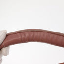 Jimmy Choo Star Studs Shoulder Bag Leather Pink Silver Auth BA6611-8