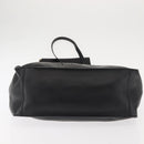 Stella MacCartney Stella logo Tote Bag polyester Black Gold Auth BA6613-11