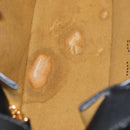 Stella MacCartney Stella logo Tote Bag polyester Black Gold Auth BA6613-17