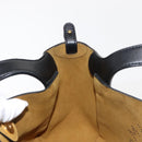 Stella MacCartney Stella logo Tote Bag polyester Black Gold Auth BA6613-18