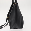 Stella MacCartney Stella logo Tote Bag polyester Black Gold Auth BA6613-4