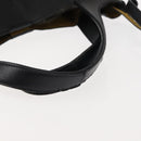 Stella MacCartney Stella logo Tote Bag polyester Black Gold Auth BA6613-7