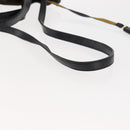 Stella MacCartney Stella logo Tote Bag polyester Black Gold Auth BA6613-9