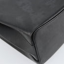 CARTIER Trinity Hand Bag Leather Black Gold Auth BA6619-16