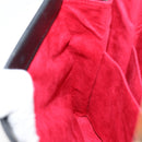 CARTIER Trinity Hand Bag Leather Black Gold Auth BA6619-17