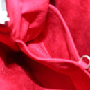 CARTIER Trinity Hand Bag Leather Black Gold Auth BA6619-20