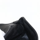 BALLY Chain Shoulder Bag Leather Black Gold Auth BA6624-19