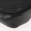 BALLY Shoulder Bag Leather Black Gold Auth BA6625-9