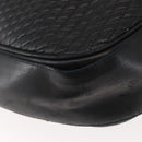 BALLY Shoulder Bag Leather Black Gold Auth BA6625-15