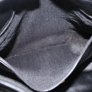 BALLY Shoulder Bag Leather Black Gold Auth BA6625-21