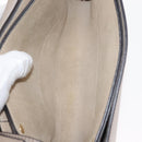 Chloe Fay Shoulder Bag Suede Leather Beige Gold Auth BA6627-18