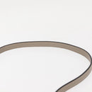 Chloe Fay Shoulder Bag Suede Leather Beige Gold Auth BA6627-8