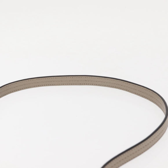 Chloe Fay Shoulder Bag Suede Leather Beige Gold Auth BA6627