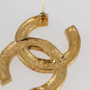CHANEL COCO Mark Brooch metal Gold CC Auth BA6629-6