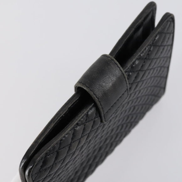 BALLY Hand Bag Leather 3 Set Brown Black Bordeaux Auth BA6632