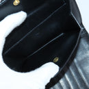 BALLY Hand Bag Leather 3 Set Brown Black Bordeaux Auth BA6632-15