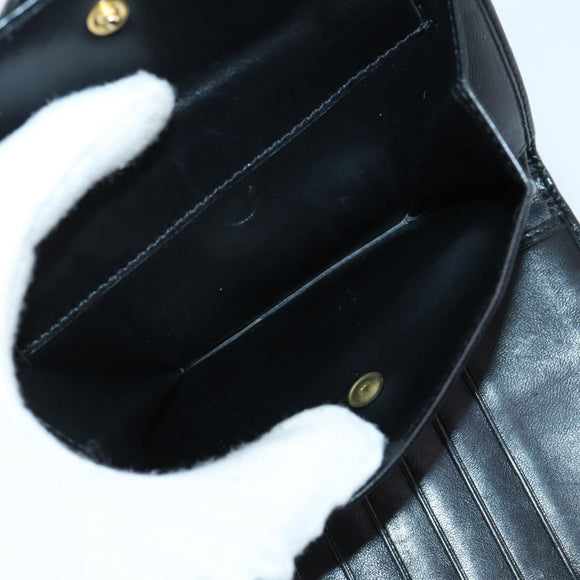 BALLY Hand Bag Leather 3 Set Brown Black Bordeaux Auth BA6632