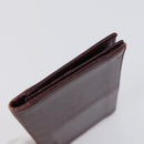 BALLY Hand Bag Leather 3 Set Brown Black Bordeaux Auth BA6632-20