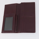 BALLY Hand Bag Leather 3 Set Brown Black Bordeaux Auth BA6632-21