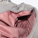 Stella MacCartney Chain Falabella Bag Suede Gray Silver 371223 Auth BA6633-22