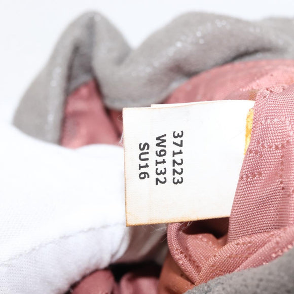 Stella MacCartney Chain Falabella Bag Suede Gray Silver 371223 Auth BA6633