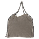 Stella MacCartney Chain Falabella Bag Suede Gray Silver 371223 Auth BA6633-13