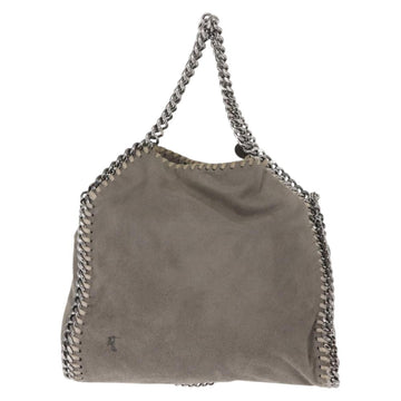Stella MacCartney Chain Falabella Bag Suede Gray Silver 371223 Auth BA6633 - 0