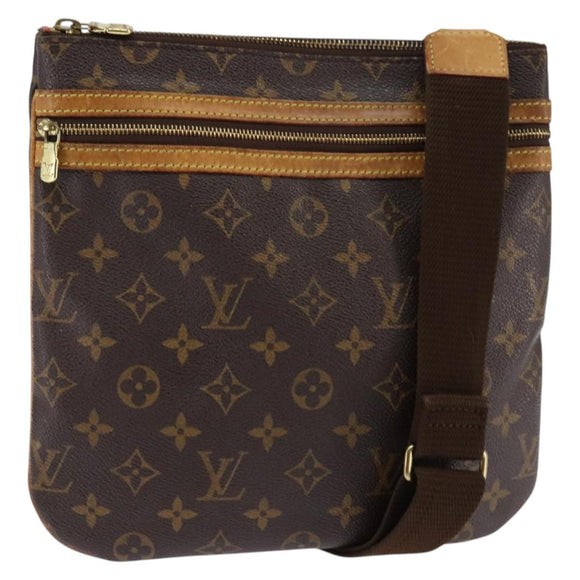 LOUIS VUITTON Monogram Pochette Bosphore Shoulder Bag M40044 LV Auth BA6635