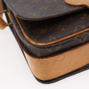 LOUIS VUITTON Monogram Cartouchiere MM Shoulder Bag M51253 LV Auth BA6638-15