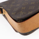 LOUIS VUITTON Monogram Cartouchiere MM Shoulder Bag M51253 LV Auth BA6638-17