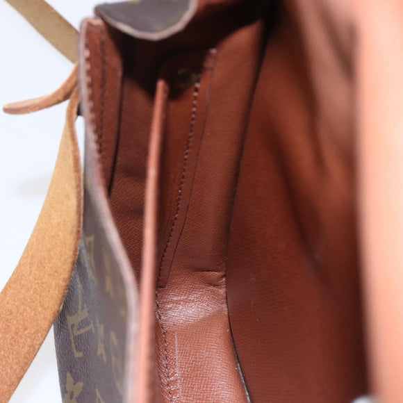 LOUIS VUITTON Monogram Cartouchiere MM Shoulder Bag M51253 LV Auth BA6638