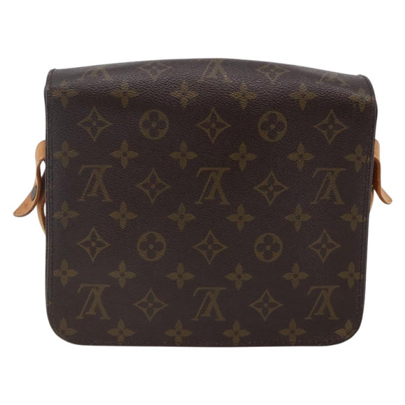 LOUIS VUITTON Monogram Cartouchiere MM Shoulder Bag M51253 LV Auth BA6638