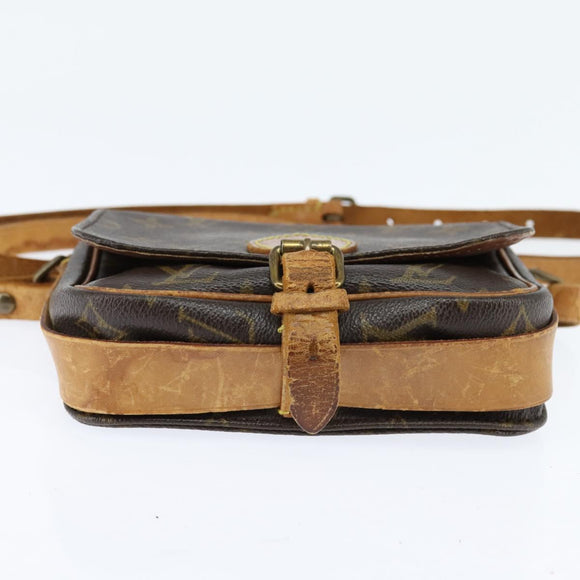 LOUIS VUITTON Monogram Cartouchiere PM Shoulder Bag M51254 LV Auth BA6639