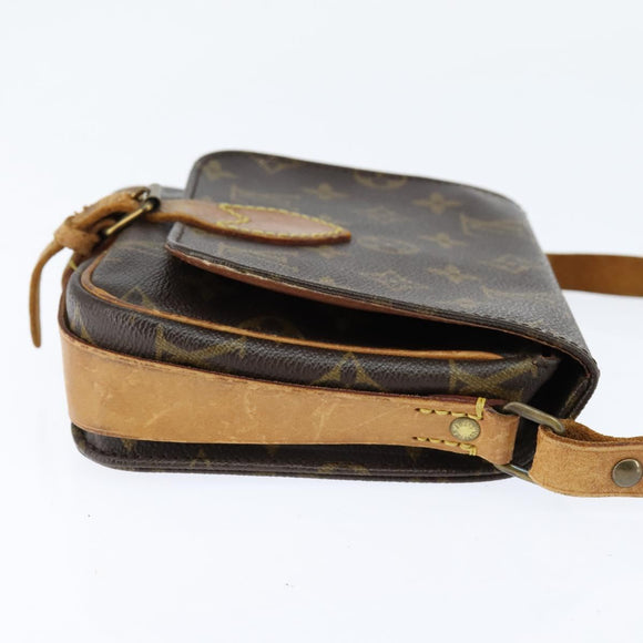 LOUIS VUITTON Monogram Cartouchiere PM Shoulder Bag M51254 LV Auth BA6639