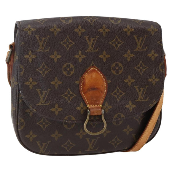 LOUIS VUITTON Monogram Saint Cloud GM Shoulder Bag M51242 LV Auth BA6640