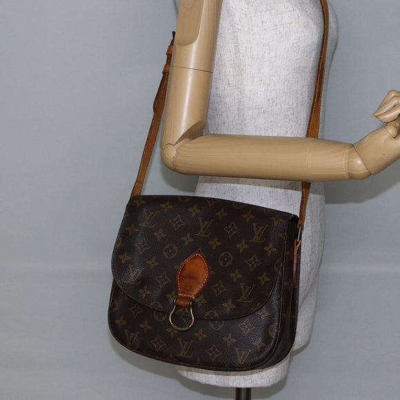 LOUIS VUITTON Monogram Saint Cloud GM Shoulder Bag M51242 LV Auth BA6640