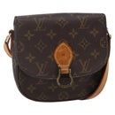 LOUIS VUITTON Monogram Saint Cloud PM Shoulder Bag M51244 LV Auth BA6641-1