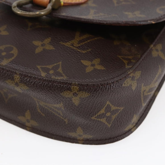 LOUIS VUITTON Monogram Saint Cloud PM Shoulder Bag M51244 LV Auth BA6641