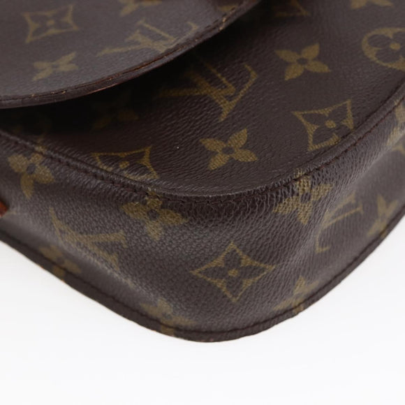 LOUIS VUITTON Monogram Saint Cloud PM Shoulder Bag M51244 LV Auth BA6641