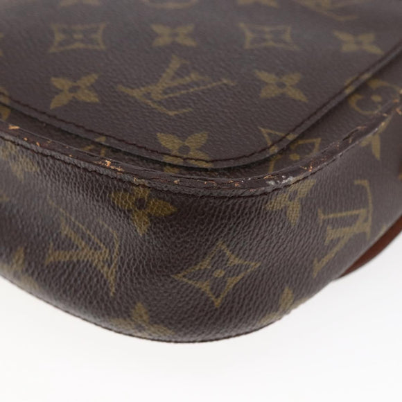 LOUIS VUITTON Monogram Saint Cloud PM Shoulder Bag M51244 LV Auth BA6641
