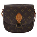 LOUIS VUITTON Monogram Saint Cloud PM Shoulder Bag M51244 LV Auth BA6641-13