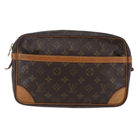 LOUIS VUITTON Monogram Compiegne 28 Clutch Bag M51845 LV Auth BA6646 - 0